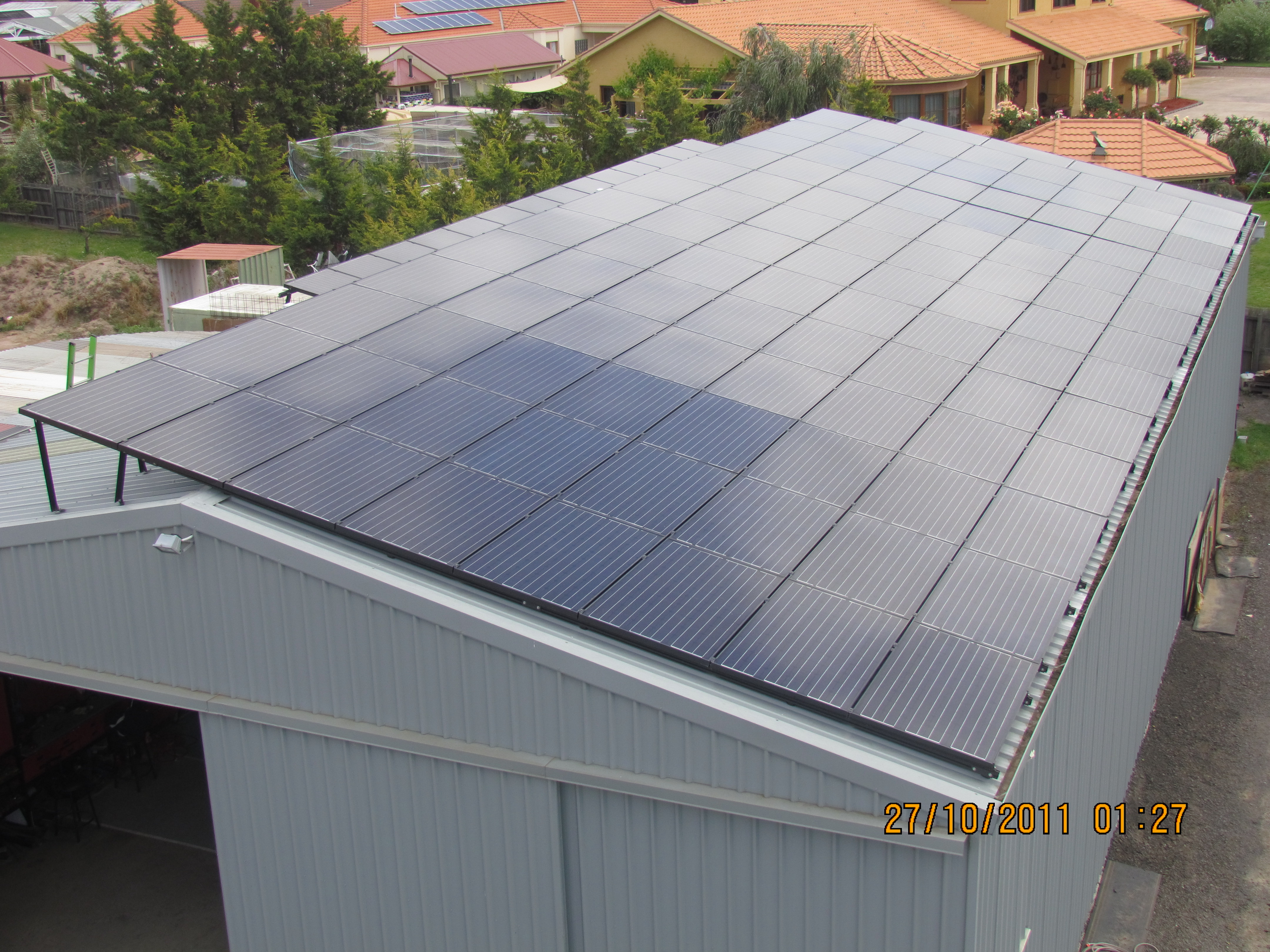 30KW (Black panels) in VIC Australia2011